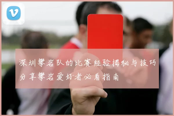 深圳攀岩队的比赛经验揭秘与技巧分享攀岩爱好者必看指南